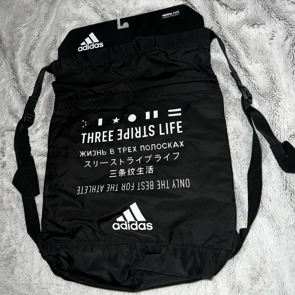 NWT Black Adidas Backpack